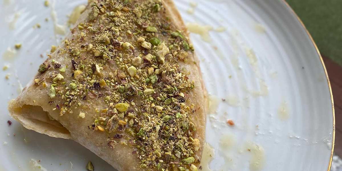 Desert reinterpretat din lipie fara gluten