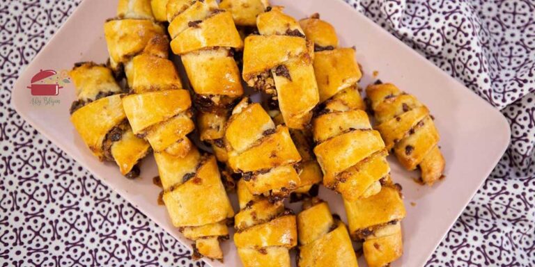 Rugelach fără gluten, cornulețe cu nucă și merișoare